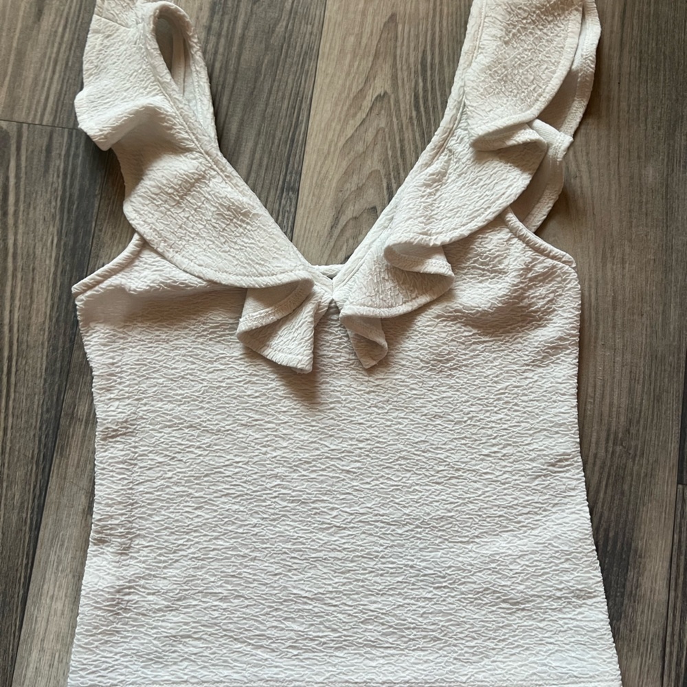 Express ruffle top